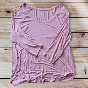 A. N. A. Pink long sleeved shirt Large